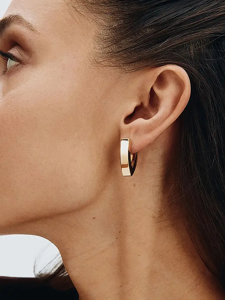 EDBLAD | Boucles d'oreilles VALLEY HOOPS Large Gold | Or