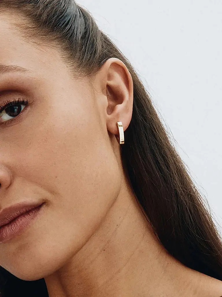 EDBLAD | Boucles d'oreilles VALLEY HOOPS Small Gold | Or