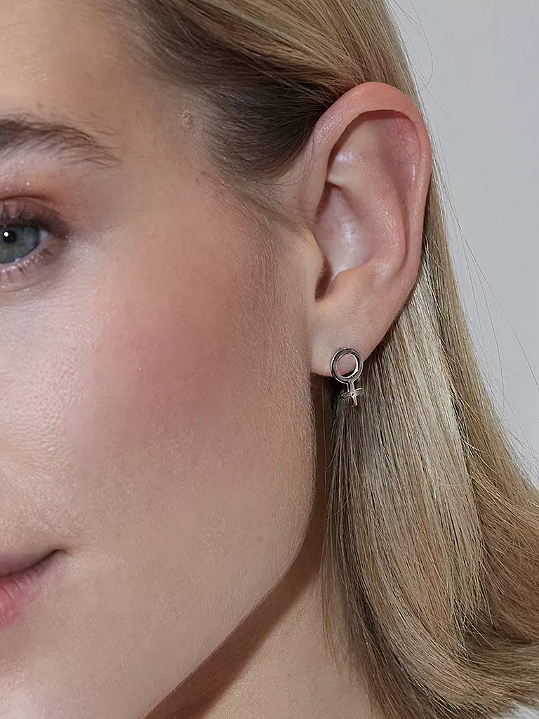 EDBLAD | Boucles d'oreilles VENUS STUDS Steel | Argent