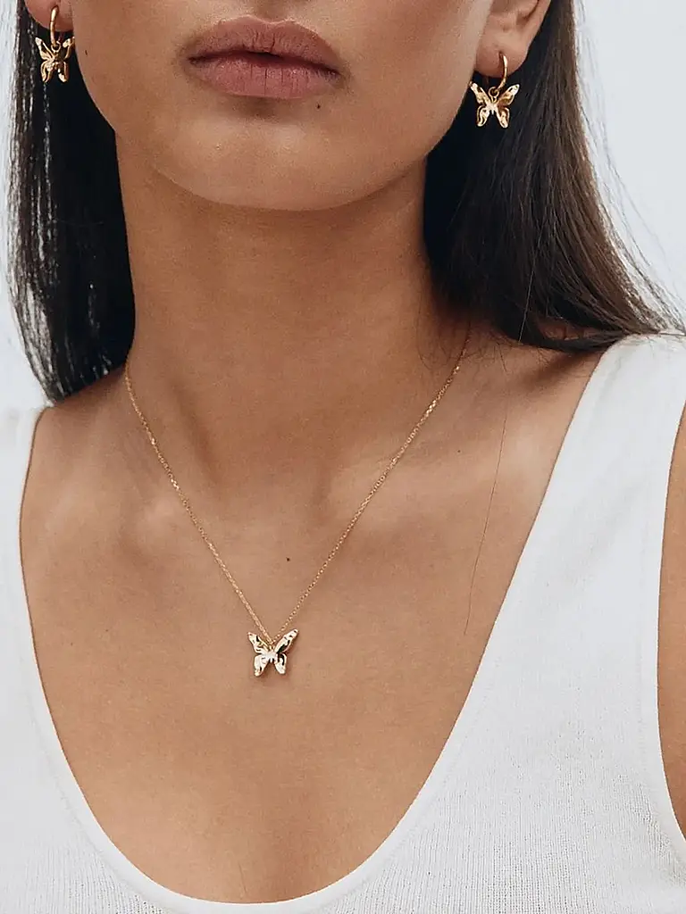 EDBLAD | Collier BUTTERFLY Small Gold | Or