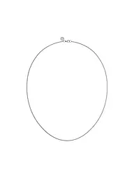 EDBLAD | Collier CHARMENITY CHAIN CURB 45cm Acier | Argent