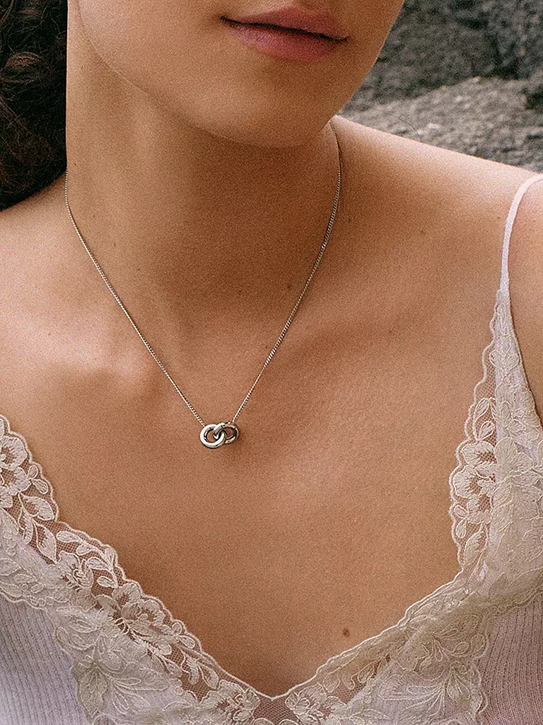 EDBLAD | Collier CHUNKY ETERNAL NECKLACE Steel | silber