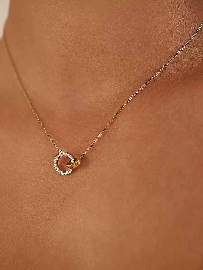 EDBLAD | Collier ETERNAL ORBIT NECKLACE | gold