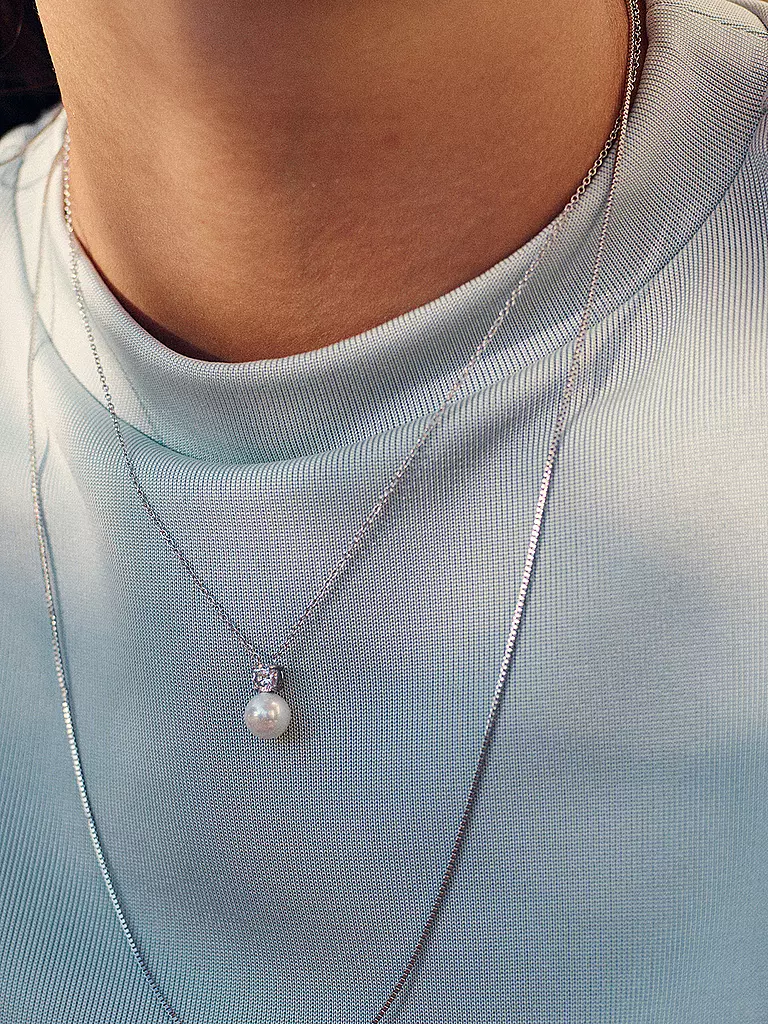 EDBLAD | Collier LUNA NECKLACE Large Steel | silber