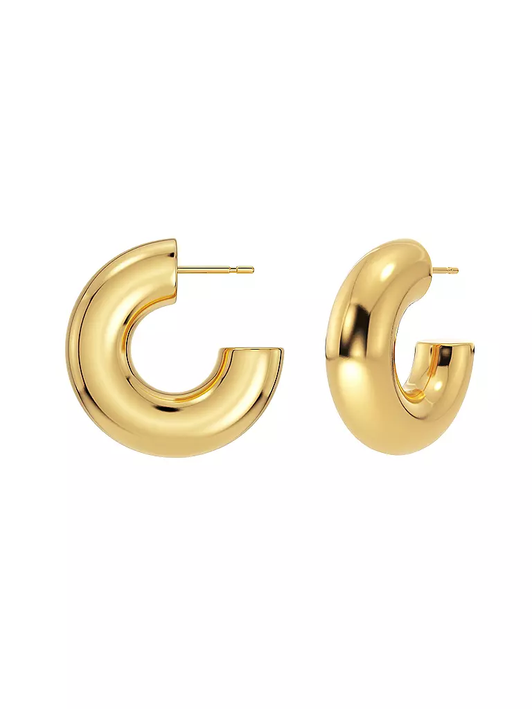 EDBLAD | Créoles CHUNKY CREOLES Large Gold | gold