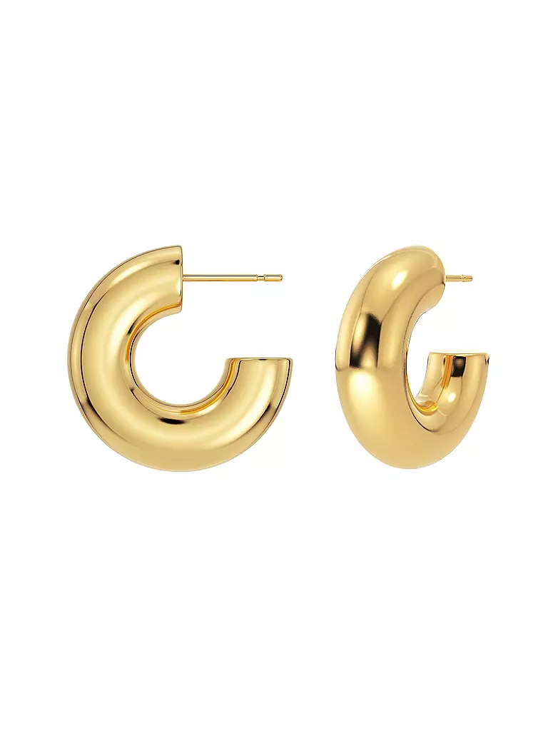 EDBLAD | Créoles CHUNKY CREOLES Small Gold | gold