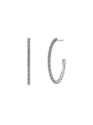 EDBLAD | Créoles TINSEL THIN CREOLES Small Steel | Argent