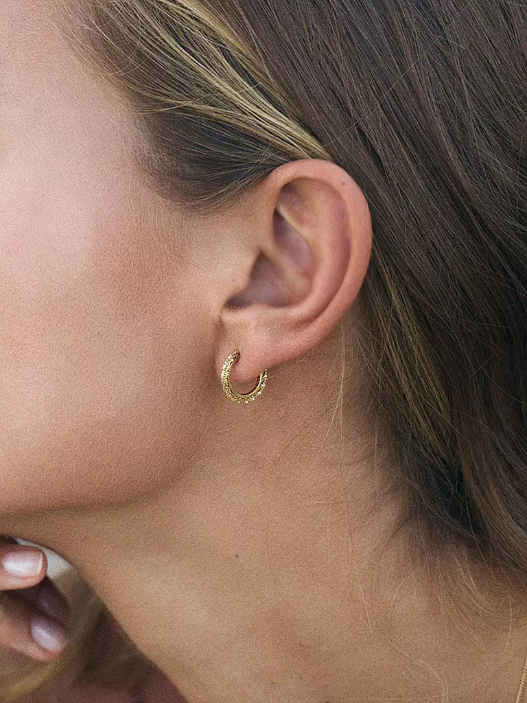 EDBLAD | Créoles TINSEL THIN CREOLES XSmall Or | gold