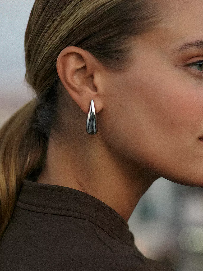 EDBLAD | Puces d'oreilles CREST STUDS Steel | Argent