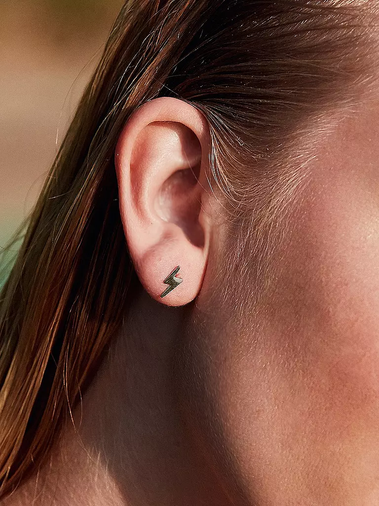 EDBLAD | Puces d'oreilles LIGHTNING Steel | silber