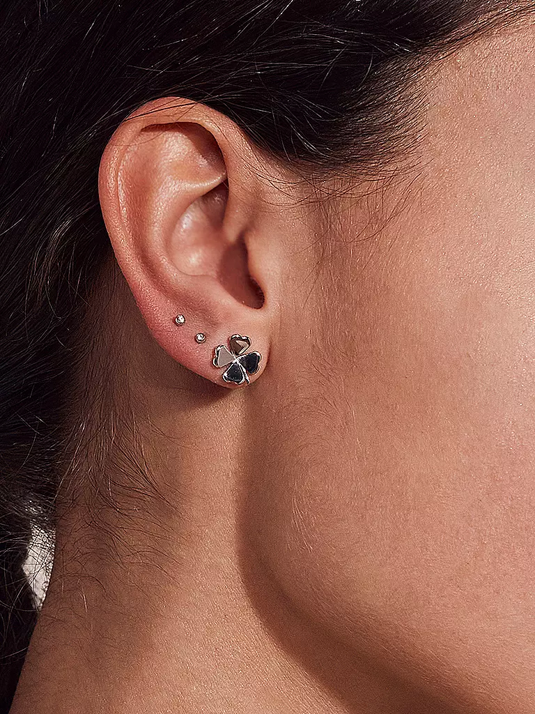 EDBLAD | Puces d'oreilles LUCKY STUDS Steel | Argent