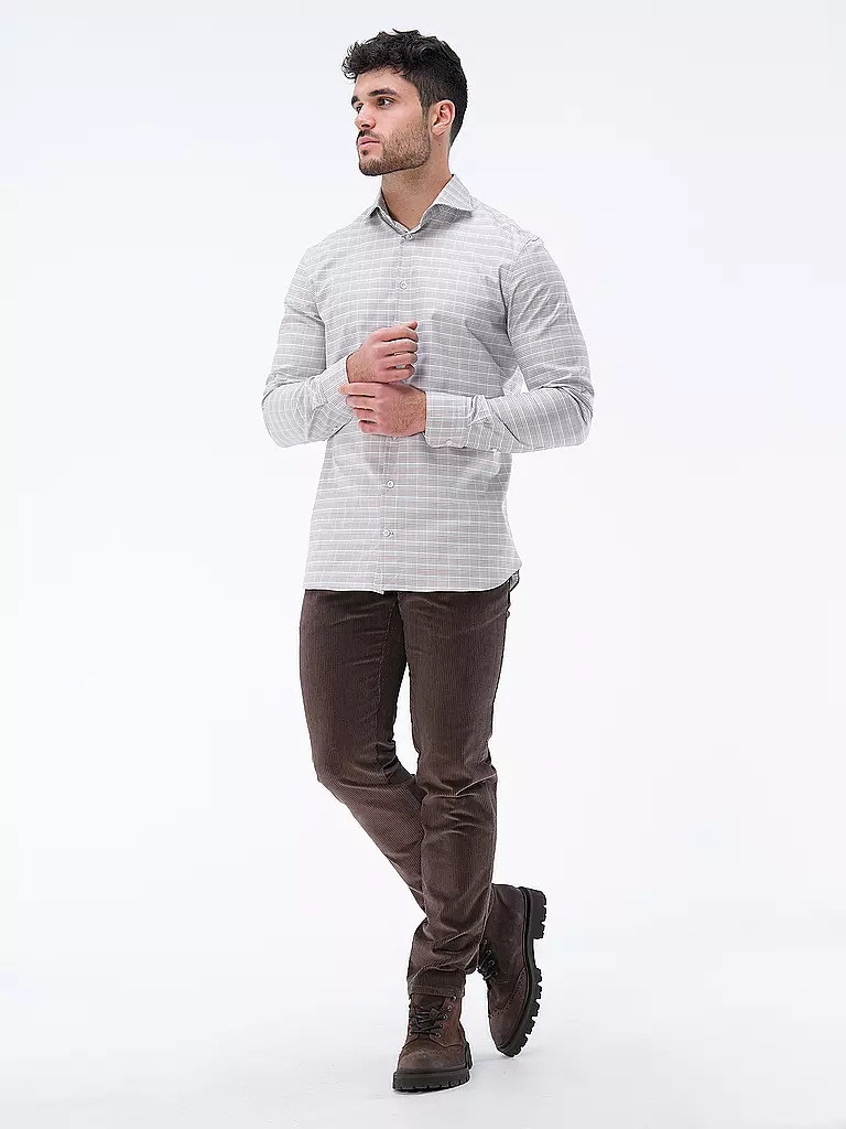EDWARD COPPER | Chemise coupe ajustée | beige