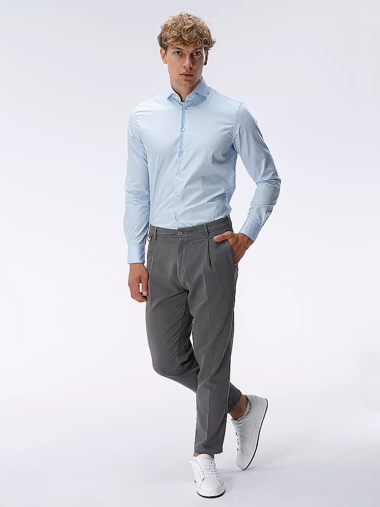 EDWARD COPPER | Hemd Tailored Fit | Bleu clair