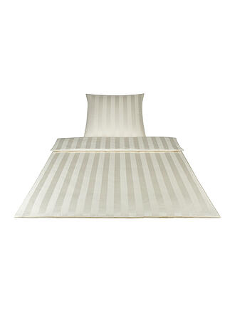 ELEGANTE | Linge de lit en damas " 70x90cm/140x200cm (Crème)