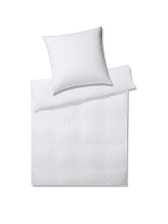 ELEGANTE | Linge de lit en jersey SOLID 70x90cm / 140x200cm Blanc