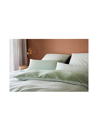 ELEGANTE | Parure de lit réversible en flanelle TENDER 140/200CM Vert