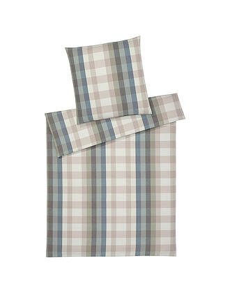 ELEGANTE | Linge de lit en flanelle GLASGOW 70x90cm/140x200cm Bleu