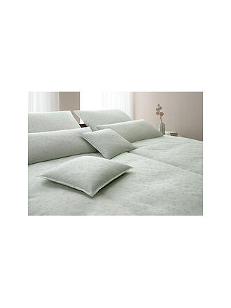 ELEGANTE | Linge de lit en damas DELIGHT 70x90cm/140x200cm Vert pastel