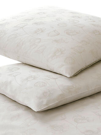 ELEGANTE | Linge de lit en damas POPPY 70x90cm/140x200cm Naturel