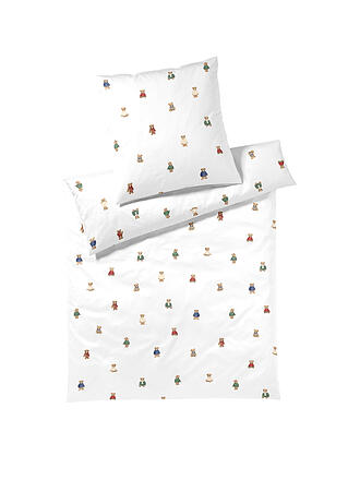 ELEGANTE | Parure de lit en flanelle TEDDY 70x90cm/140x200cm Blanc