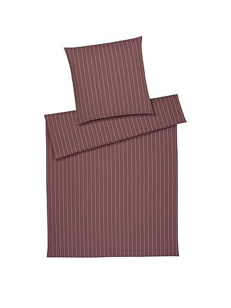 ELEGANTE | Parure de lit en flanelle WINSTON 70x90cm/140x200cm Bois de rose