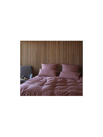 ELEGANTE | Parure de lit en flanelle WINSTON 70x90cm/140x200cm Bois de rose