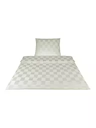 ELEGANTE | Linge de lit en damas "" 70x90cm/140x200cm (Crème) | Crème