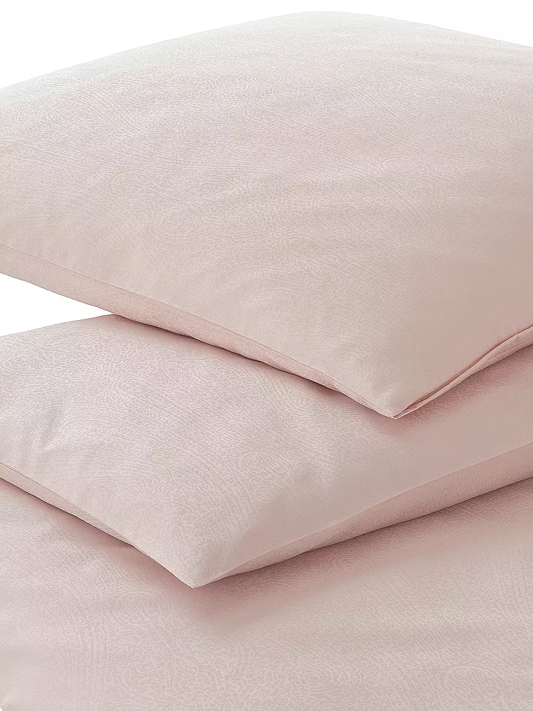 ELEGANTE | Linge de lit en damas PAISLEY 70x90cm/140x200cm Rose | rosa