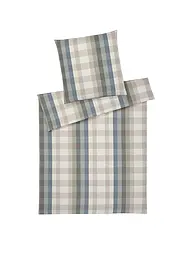 ELEGANTE | Linge de lit en flanelle GLASGOW 70x90cm/140x200cm Bleu | Bleu
