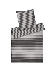 ELEGANTE | Linge de lit en flanelle INVERNESS 70x90cm/140x200cm Abricot | Gris