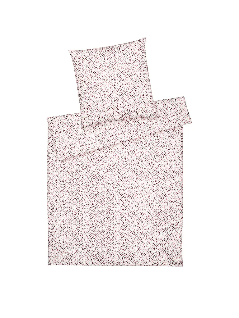 ELEGANTE | Linge de lit en flanelle PREPPY 70x90cm/140x200cm Rose | rosa