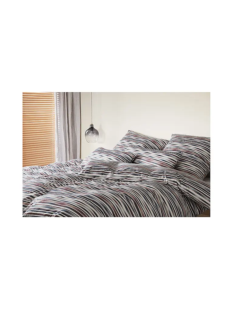 ELEGANTE | Linge de lit en jersey DESIRE 140x200cm Poudre | beere