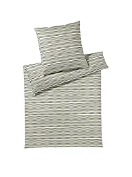 ELEGANTE | Linge de lit en jersey DESIRE 140x200cm Poudre | Vert clair