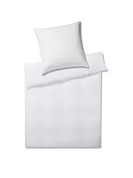 ELEGANTE | Linge de lit en jersey SOLID 70x90cm / 140x200cm Blanc | Blanc