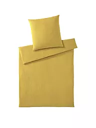 ELEGANTE | Linge de lit en mousseline Smooth 70x90cm / 140x200cm Soleil | Jaune