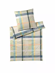 ELEGANTE | Linge de lit en satin 70x90cm/140x200cm NIGHT GARDEN Terra | Vert clair
