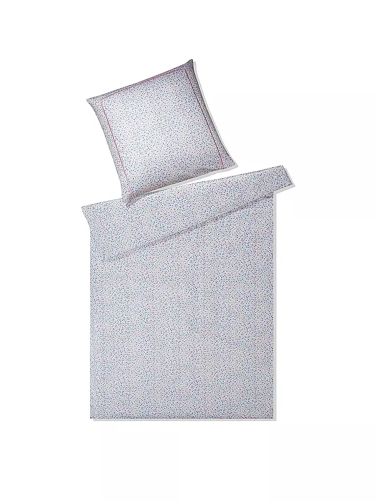 ELEGANTE | Linge de lit en satin TRAEUMEREI 70x90cm / 140x200cm Lila/Rosa | lila