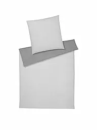 ELEGANTE | Parure de lit réversible en flanelle Tender 70x90cm/140x200cm Gris | Gris clair