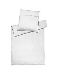 ELEGANTE | Linge de lit en satin 70x90cm / 140x200cm EL GRECO Naturel | Blanc