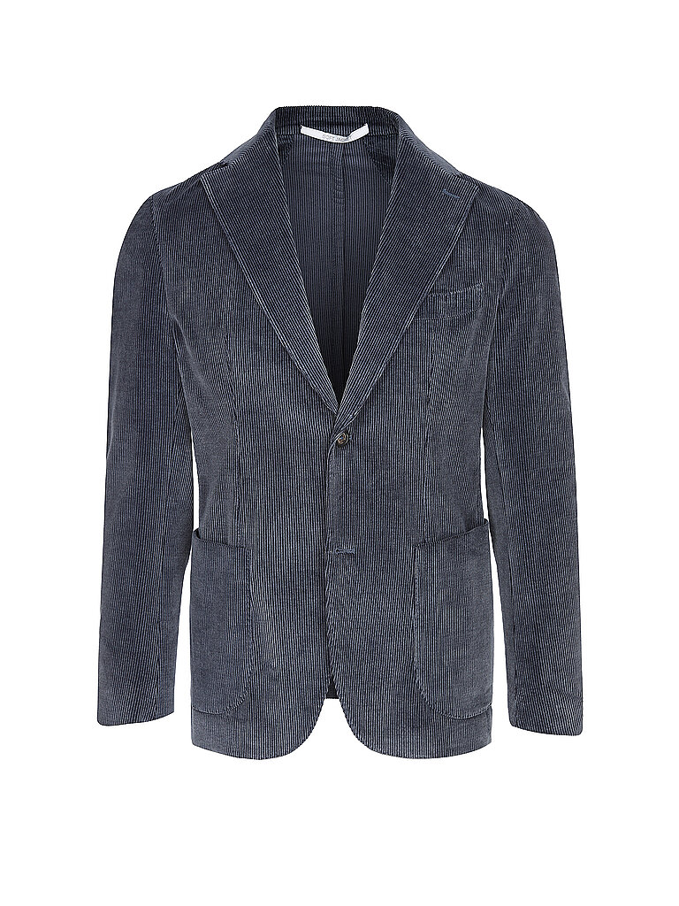 Costume en velours côtelé bleu marine 48