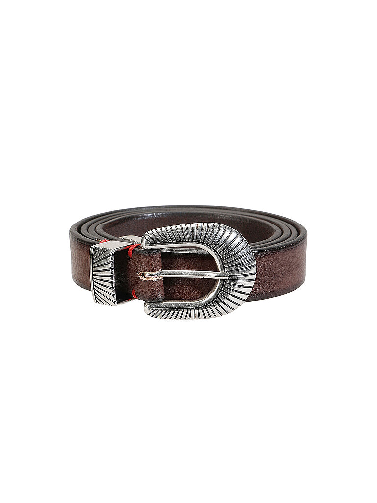 Ceinture en cuir marron 100