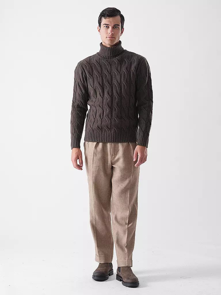 ELEVENTY | Pull à col roulé | braun
