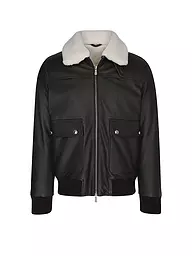 ELEVENTY | Veste en cuir | Marron
