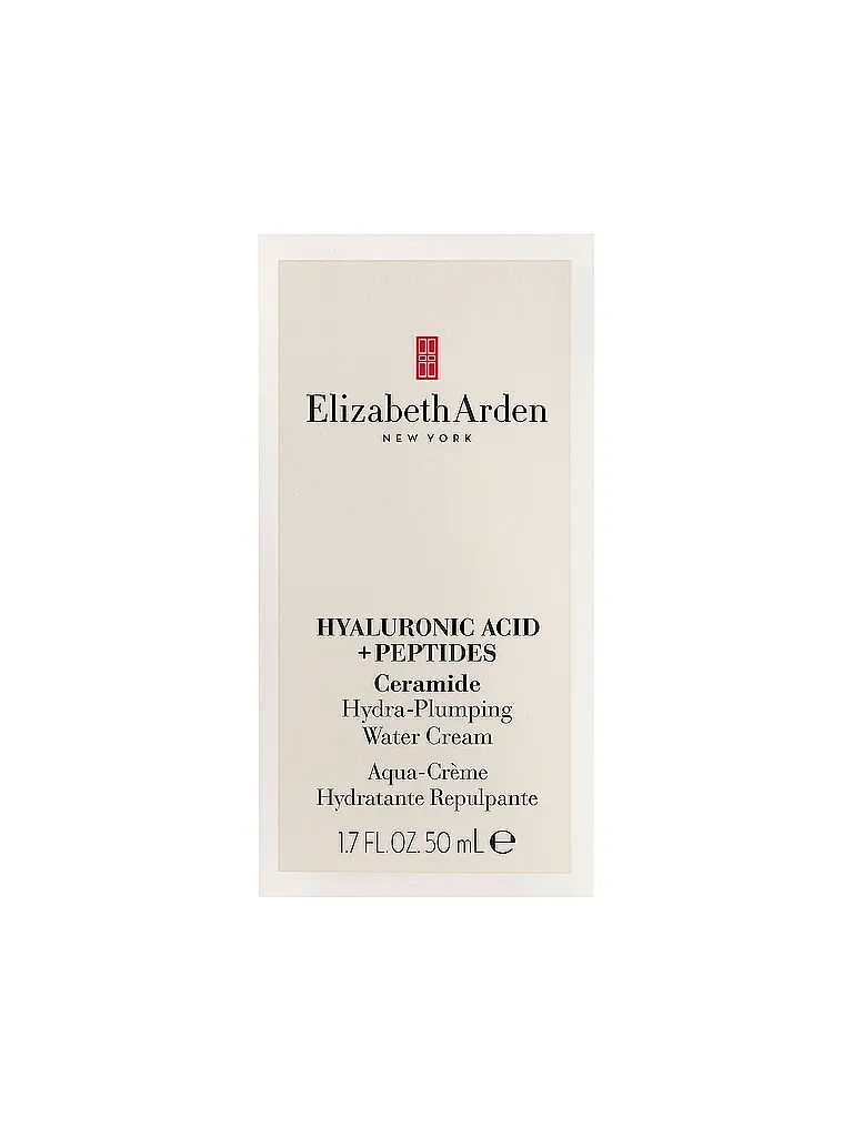 ELIZABETH ARDEN | Hyaluronic Acid Ceramide Peptides Water Cream 50ml | 