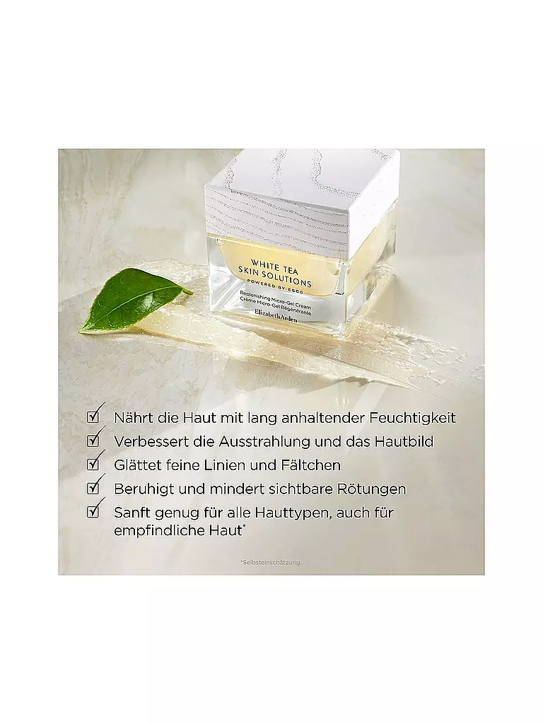 ELIZABETH ARDEN | White Tea Skin Solutions Crème Micro-Gel Régénérante 50 ml | 