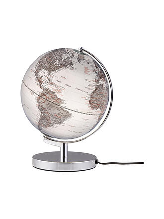 EMFORM | Globe lumineux Terra Light 25cm argent