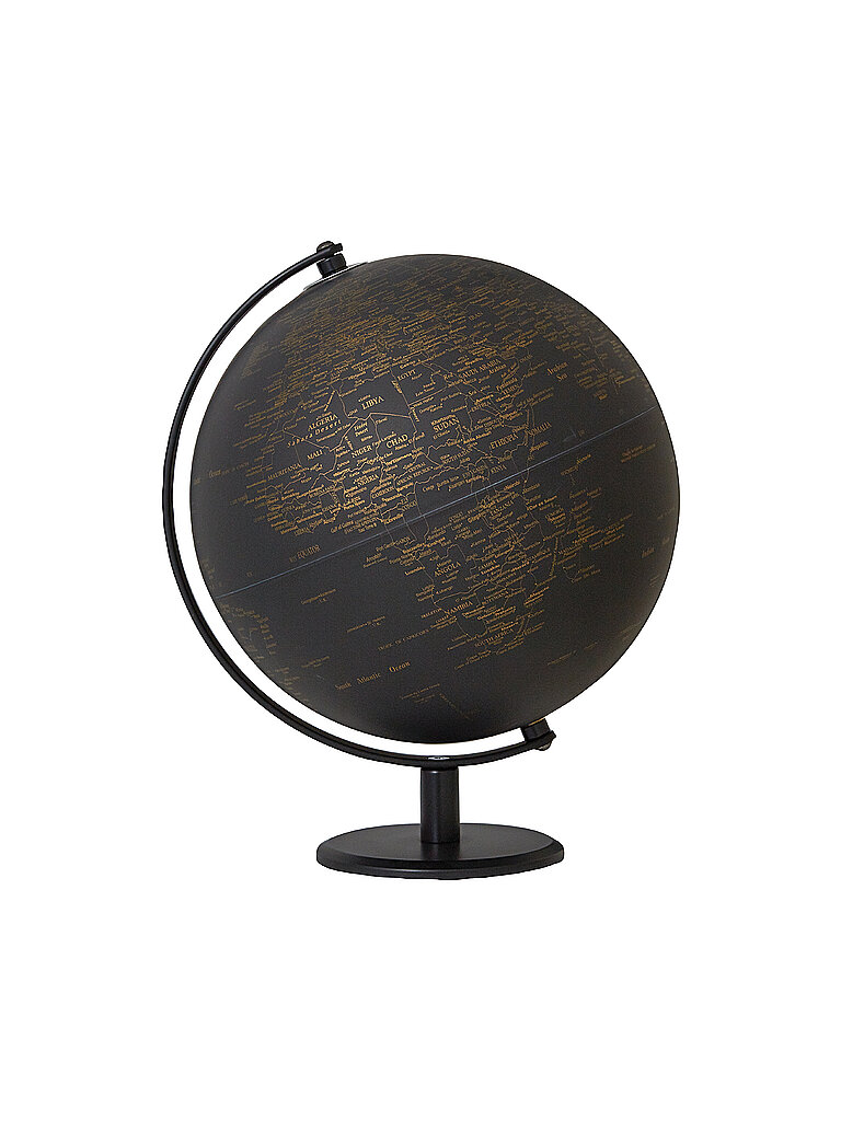 EMFORM+Globe+terrestre+-+Planete+25+cm+noir/or+aucune+couleur