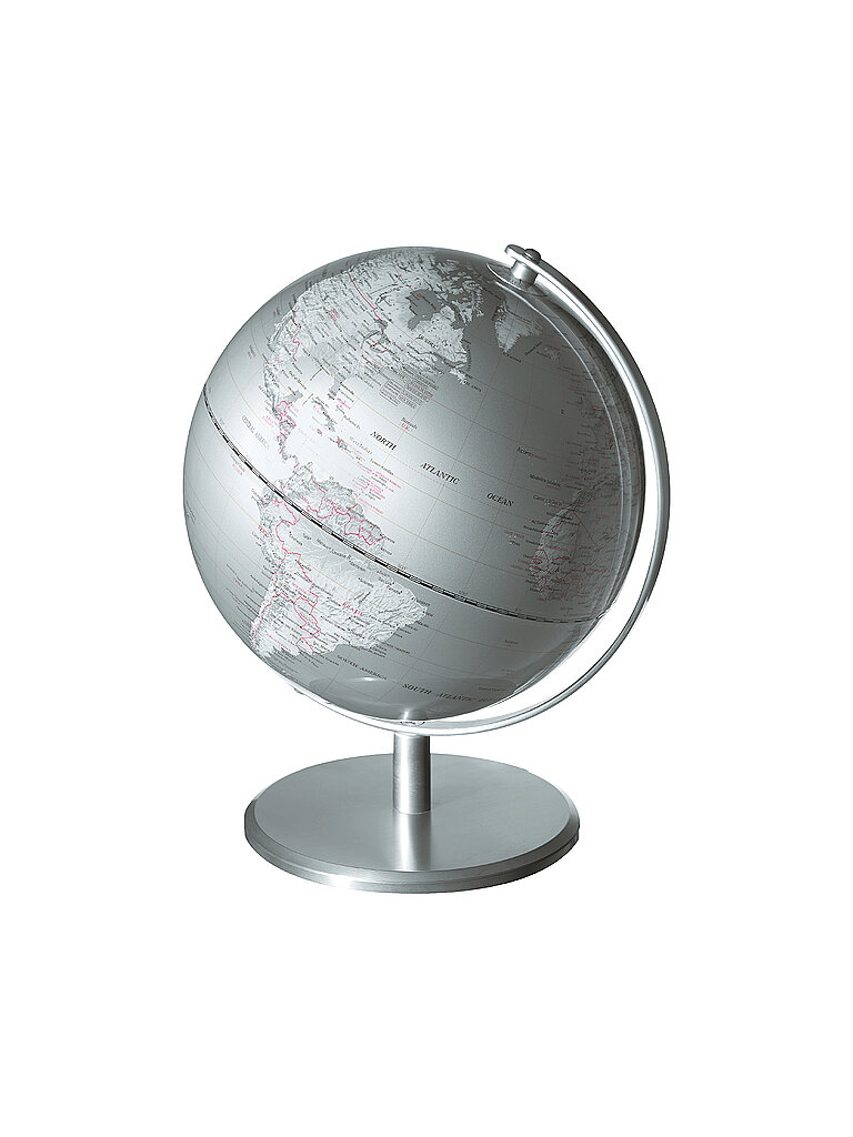 EMFORM+Globe+de+table+-+Planet+25cm+Argent+aucune+couleur