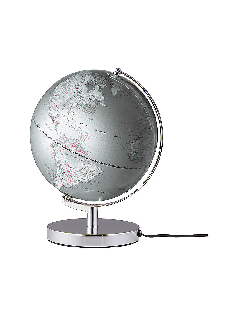 EMFORM+Globe+lumineux+Terra+Light+25cm+argent+aucune+couleur