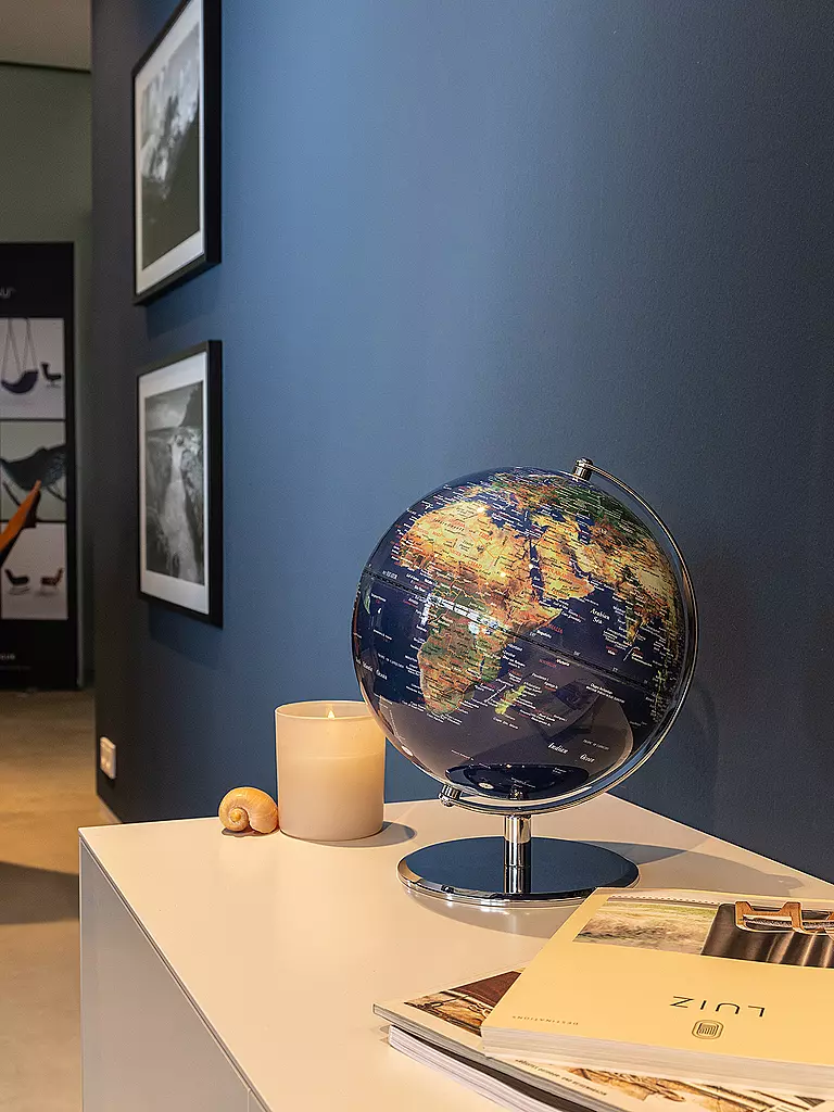 EMFORM | Globe de table - Planet Physical 2 bleu/vert | Aucune couleur